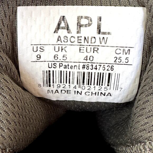 APL Techloom Ascend Mid Athletic Sneakers Lace Up Cross Training Green 9 - Picture 6 of 7